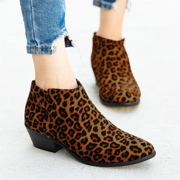 leopard women's short boots casual rome winter boots women retro short ankle zipper square heels shoes botas mujer, Black
leopard women's short boots casual rome winter boots women retro short ankle zipper square heels shoes botas mujer, Black