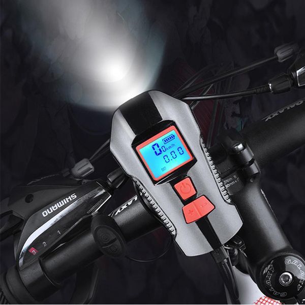 rechargeable bicycle light lamp computer with horn cycle bike speedometer led front lights cycling headlight
rechargeable bicycle light lamp computer with horn cycle bike speedometer led front lights cycling headlight