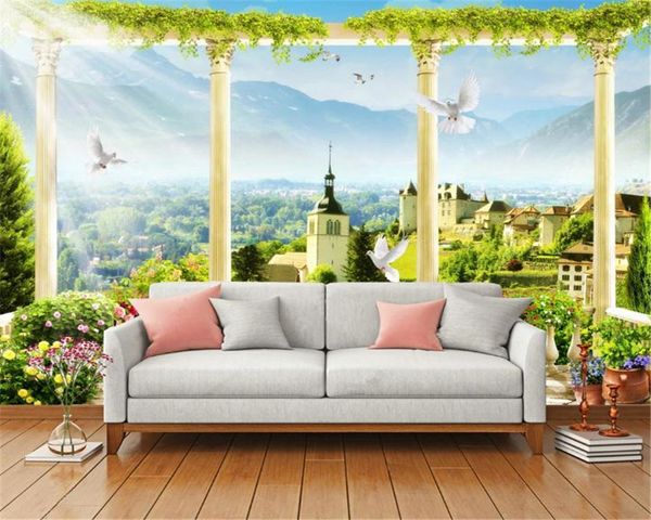 custom mural 3d wallpaper living room sofa 3d eye protection castle pigeon landscape landscape interior decoration silk mural wallpaper
custom mural 3d wallpaper living room sofa 3d eye protection castle pigeon landscape landscape interior decoration silk mural wallpaper