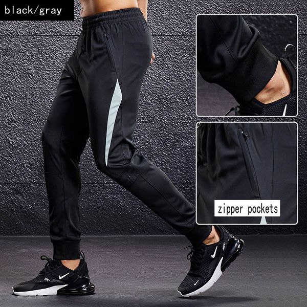 sport pants men running pants with zipper pockets training joggings men soccer fitness soccer for, Black;blue
sport pants men running pants with zipper pockets training joggings men soccer fitness soccer for, Black;blue