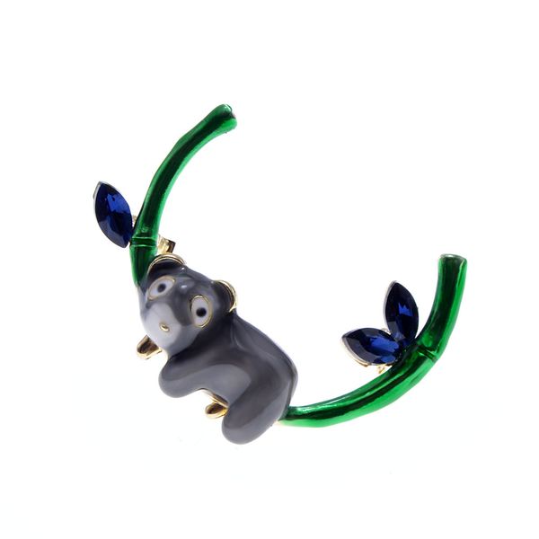youngtulip lovely enamel koala brooch crystal colorful leaf brooch lazy animal corsage new design pins gifts high quality, Gray
youngtulip lovely enamel koala brooch crystal colorful leaf brooch lazy animal corsage new design pins gifts high quality, Gray