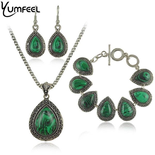 fashion green malachite stone jewelry sets charm bracelet pendant necklace women vintage silver jewelry sets big green earrings
fashion green malachite stone jewelry sets charm bracelet pendant necklace women vintage silver jewelry sets big green earrings