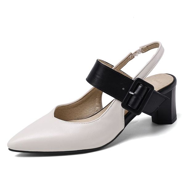 coolulu 2020 new fashion women pointed toe mules all match square high heel ladies pumps buckle design ladies pumps size 32-48, Black
coolulu 2020 new fashion women pointed toe mules all match square high heel ladies pumps buckle design ladies pumps size 32-48, Black