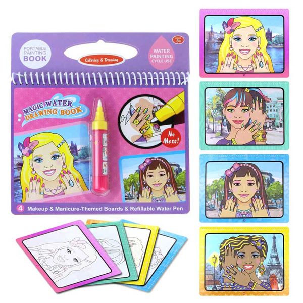 new coloring book magic water drawing book with doodle painting drawing board 8 color water painting toys for children
new coloring book magic water drawing book with doodle painting drawing board 8 color water painting toys for children