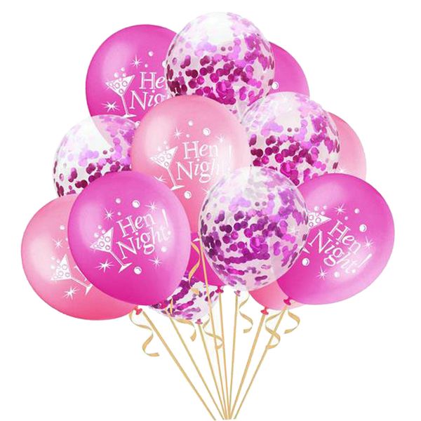 15 pieces latex balloons confetti balloons with ribbon hen night party decoration supplies
15 pieces latex balloons confetti balloons with ribbon hen night party decoration supplies