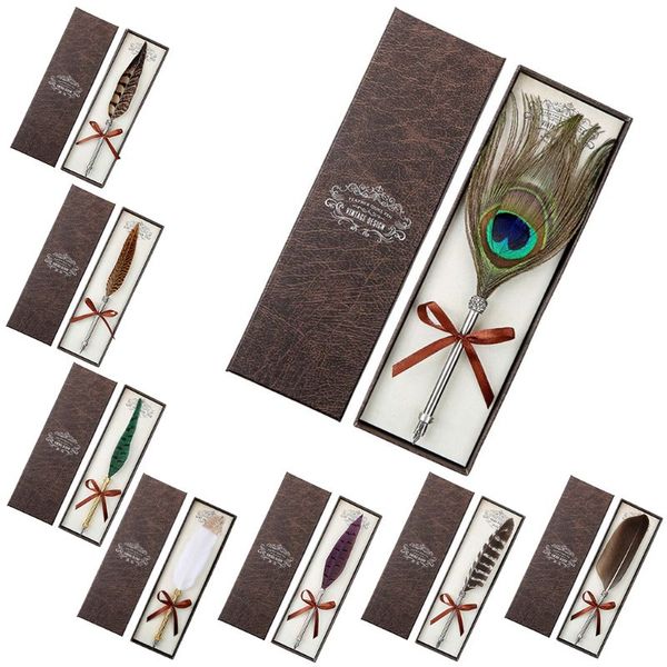 retro quill dip feather pen fountain pens calligraphy supplies writing tool gift l41e
retro quill dip feather pen fountain pens calligraphy supplies writing tool gift l41e