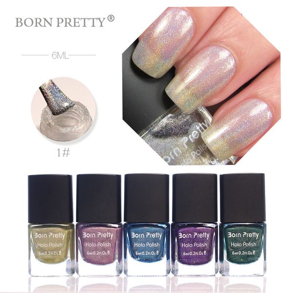 born pretty 6ml holographic nail polish holo shimmer glitter shine manicure nail lacquer polish varnish
born pretty 6ml holographic nail polish holo shimmer glitter shine manicure nail lacquer polish varnish