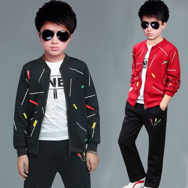 new boys and girls coat+pant sports sets children's clothes sets spring and autumn suits stitching color 5-12 ages kids outfits, White
new boys and girls coat+pant sports sets children's clothes sets spring and autumn suits stitching color 5-12 ages kids outfits, White