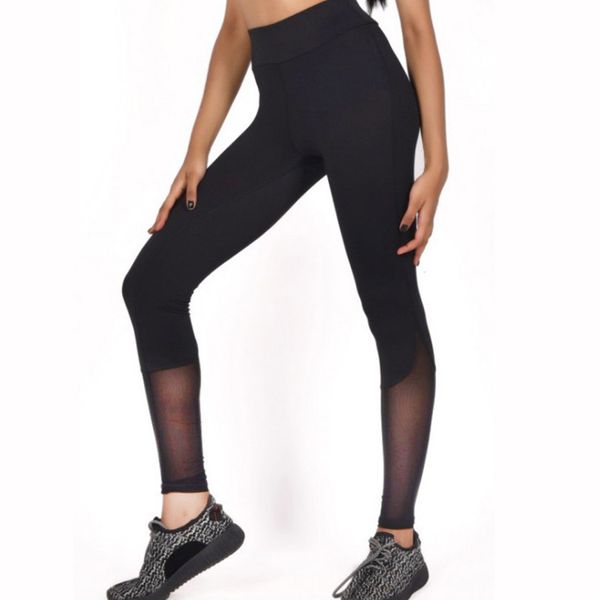 selling mesh patchwork breathable slim quick dry high waist casual outdoor sports leggings, Black
selling mesh patchwork breathable slim quick dry high waist casual outdoor sports leggings, Black