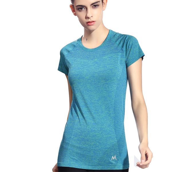besgo women quick dry breathable sports t-shirts running exercises yoga jogging fitness training clothes for woman, White;red
besgo women quick dry breathable sports t-shirts running exercises yoga jogging fitness training clothes for woman, White;red