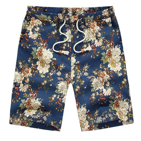 mans beach shorts summer new fashion floral knee length shorts leisure comfortable cotton and linen hawaiian, White;black
mans beach shorts summer new fashion floral knee length shorts leisure comfortable cotton and linen hawaiian, White;black