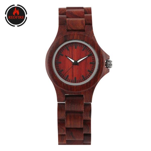 redfire red wood ladies wristwatch quartz simple small dial women's wooden clock creative wood watch band watches gift, Slivery;brown
redfire red wood ladies wristwatch quartz simple small dial women's wooden clock creative wood watch band watches gift, Slivery;brown