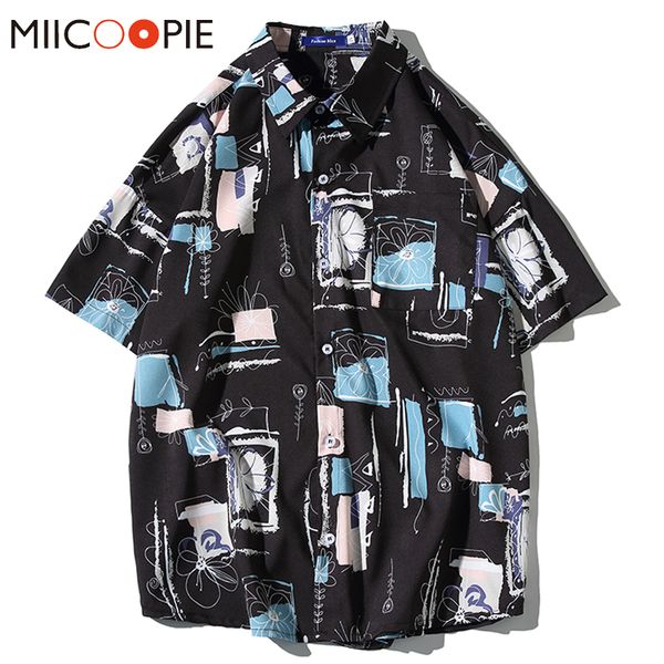 retro short sleeve harajuku shirt men summer loose fit male beach hawaii shirts stylish high street hip hop plus size clothe 5xl, White;black
retro short sleeve harajuku shirt men summer loose fit male beach hawaii shirts stylish high street hip hop plus size clothe 5xl, White;black