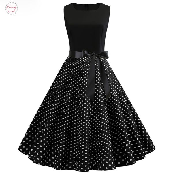 women summer dresses 2019 robe vintage 1950s 60s pin up big party work wear rockabilly dress black polka dot vestidos, Black;gray
women summer dresses 2019 robe vintage 1950s 60s pin up big party work wear rockabilly dress black polka dot vestidos, Black;gray