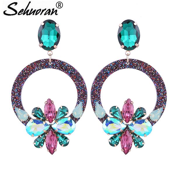 sehuoran oorbellen drop earrings for woman crystal stone pendientes with resin shell big earrings long brinco ear accessories, Golden
sehuoran oorbellen drop earrings for woman crystal stone pendientes with resin shell big earrings long brinco ear accessories, Golden