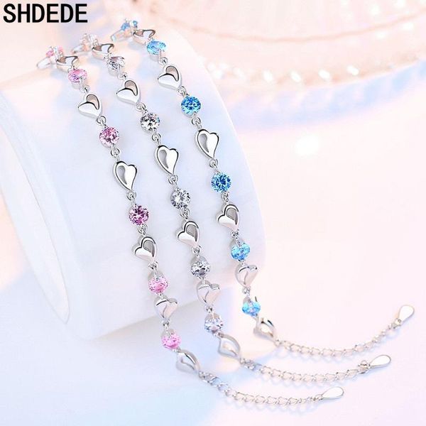 charm bracelets shdede cubic zirconia tennis chain cz crystal wedding heart bracelet for women elegant friendship gift +wh, Golden;silver
charm bracelets shdede cubic zirconia tennis chain cz crystal wedding heart bracelet for women elegant friendship gift +wh, Golden;silver