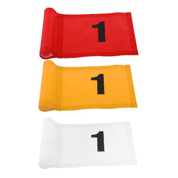 3 pieces durable nylon golf flag golf practice putting green flag golf target marker with number 1
3 pieces durable nylon golf flag golf practice putting green flag golf target marker with number 1
