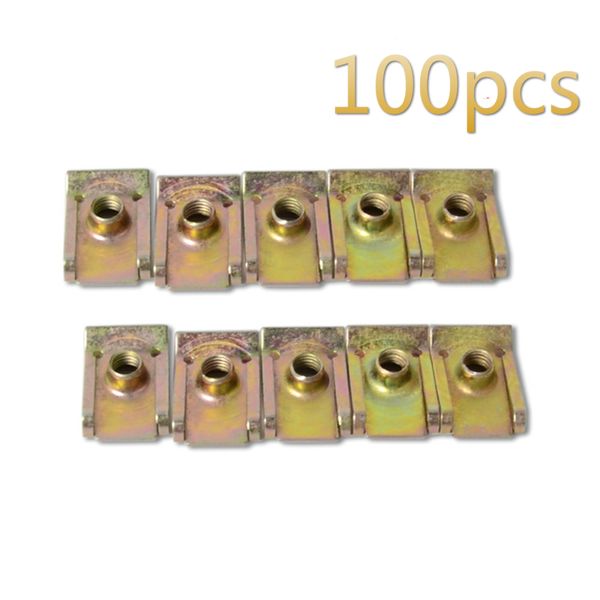 50pcs/100pcs spring metal plate car door panel mudguard u screw speed clips m6 nuts interior auto fasteners clip
50pcs/100pcs spring metal plate car door panel mudguard u screw speed clips m6 nuts interior auto fasteners clip