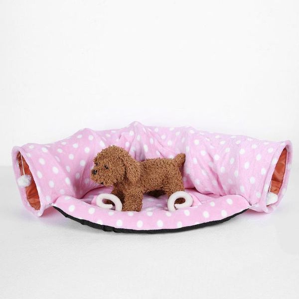 collapsible dog cat ring paper two-way tunnel stitching pet bed suitable pets supplies for small dogs cats
collapsible dog cat ring paper two-way tunnel stitching pet bed suitable pets supplies for small dogs cats