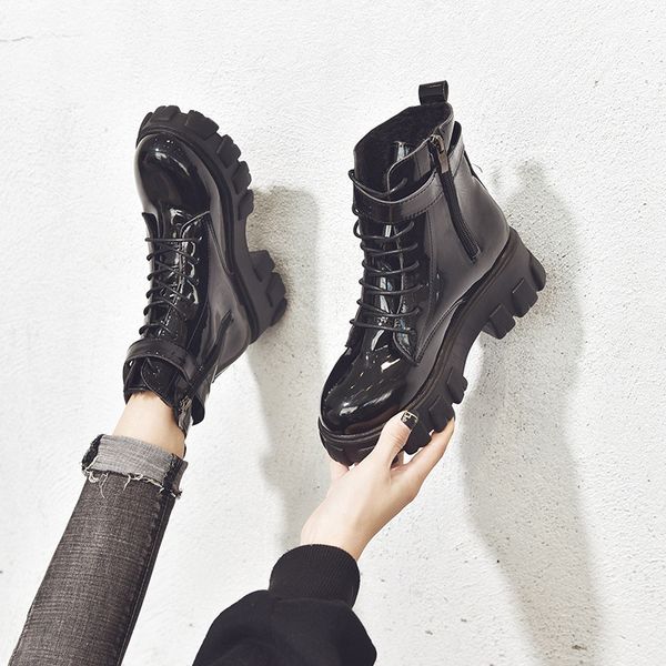 boots woman 2019 bottom increase wind belt buckle locomotive boots woman tide short, Black
boots woman 2019 bottom increase wind belt buckle locomotive boots woman tide short, Black