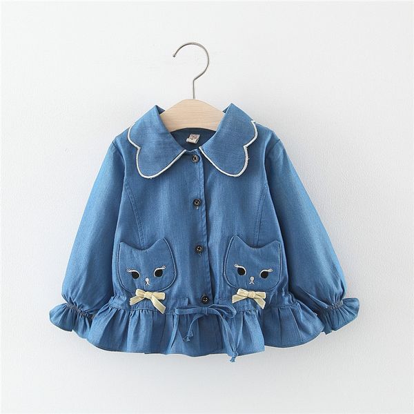 cartoon cat denim jacket for girls coats autumn children clothing baby girls clothes outerwear jean jackets coats for child girl, Blue;gray
cartoon cat denim jacket for girls coats autumn children clothing baby girls clothes outerwear jean jackets coats for child girl, Blue;gray