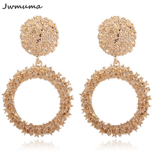heat selling fashion women's geometric shapes earring round gold and silver plating metal earrings for women jewelry wholesale, Golden
heat selling fashion women's geometric shapes earring round gold and silver plating metal earrings for women jewelry wholesale, Golden