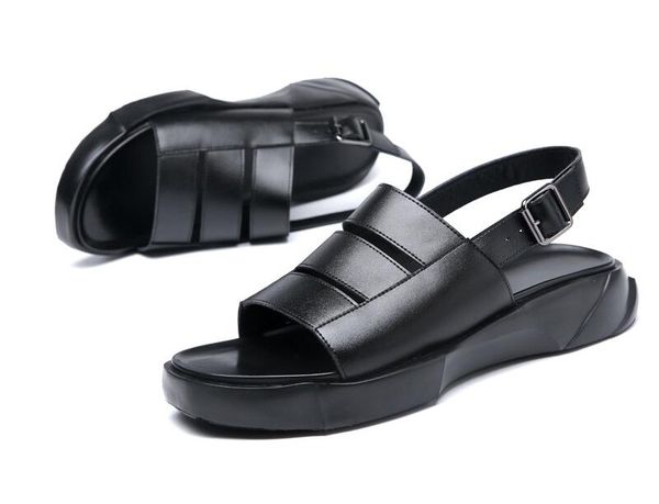 roman summer men sandals leather fashion shoes tenis masculino adulto breathable beach sandals for men zapatillas de hombre, Black
roman summer men sandals leather fashion shoes tenis masculino adulto breathable beach sandals for men zapatillas de hombre, Black