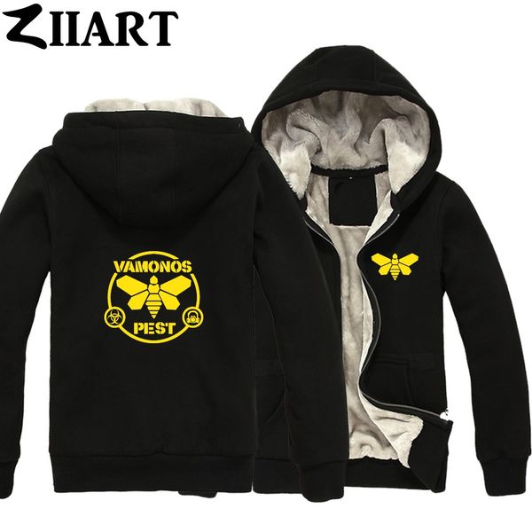 vamonos pest bee breaking bad golden moth couple clothes boys man male full zip autumn winter plus velvet parkas ziiart, Black
vamonos pest bee breaking bad golden moth couple clothes boys man male full zip autumn winter plus velvet parkas ziiart, Black