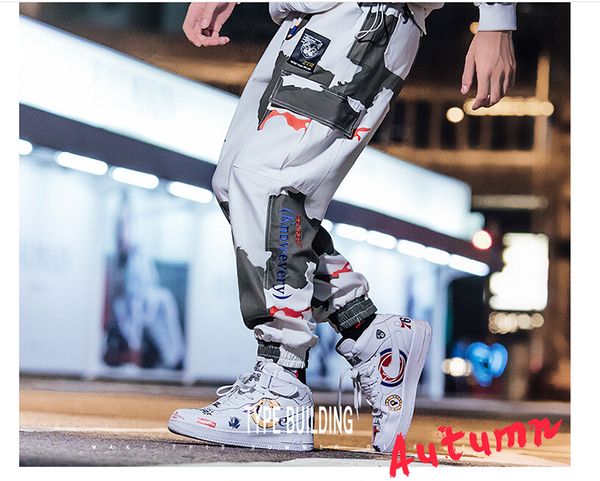 2019 New Fashion Men's Side Pockets Cargo Harem Pants Hip Hop Casual Male Tatical Joggers Trousers Fashion Casual Streetwear Pants
2019 New Fashion Men's Side Pockets Cargo Harem Pants Hip Hop Casual Male Tatical Joggers Trousers Fashion Casual Streetwear Pants