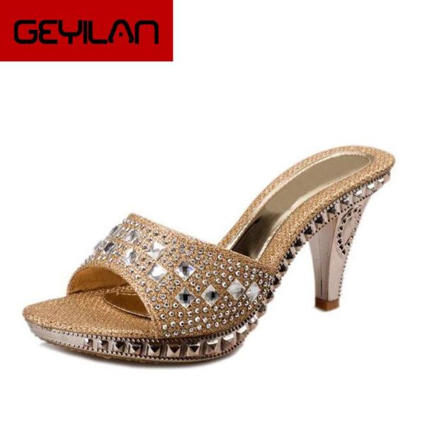 female slippers high heel sandals platform 2017 rhinestone sandalias mujer sapato feminino women shoes slippers women r43, Black
female slippers high heel sandals platform 2017 rhinestone sandalias mujer sapato feminino women shoes slippers women r43, Black