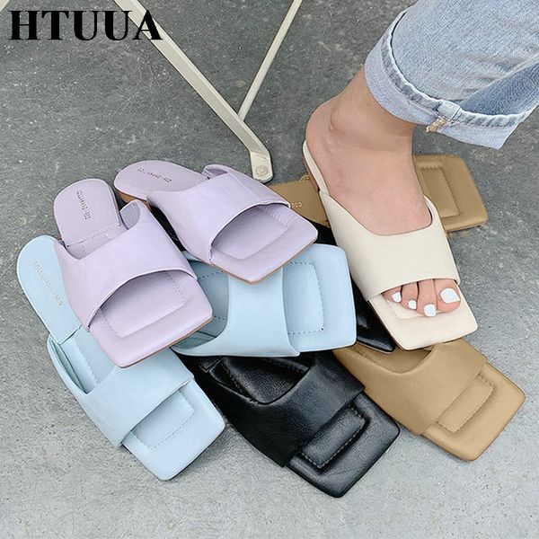 htuua 2020 new summer slippers women slip on slides square toe flat sandals casual outdoor flip flops beach shoes sx4114, Black
htuua 2020 new summer slippers women slip on slides square toe flat sandals casual outdoor flip flops beach shoes sx4114, Black