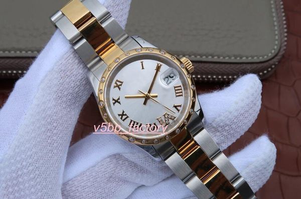 women's watches white dial 31mm 18kt gold diamond 178383 stainless steel asia 2813 movement automatic watch ladies watch wome, Slivery;brown
women's watches white dial 31mm 18kt gold diamond 178383 stainless steel asia 2813 movement automatic watch ladies watch wome, Slivery;brown