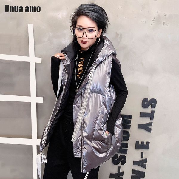 women's down & parkas unua amo winter jacket women sleeveless vest 2021 loose fit fashion glossy letter ribbon hooded warm padded parka, Black
women's down & parkas unua amo winter jacket women sleeveless vest 2021 loose fit fashion glossy letter ribbon hooded warm padded parka, Black