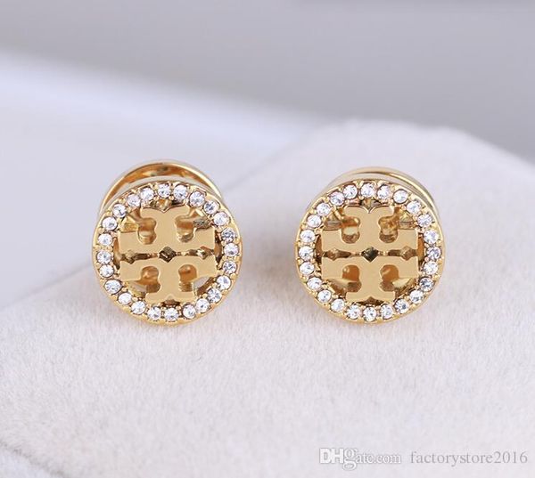 2019 famous designer gold plated ear studs earring fashion stainless steel earrings with crystal for women, Golden;silver
2019 famous designer gold plated ear studs earring fashion stainless steel earrings with crystal for women, Golden;silver