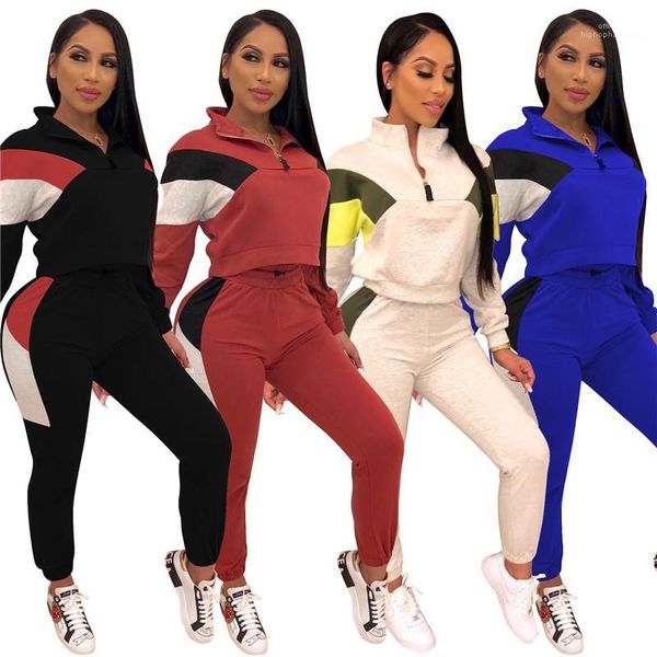 suits womens fashion tracksuits womens designer tracksuits 2 piece pants autumn casual panelled slim long sleeved stand collar sports, Gray
suits womens fashion tracksuits womens designer tracksuits 2 piece pants autumn casual panelled slim long sleeved stand collar sports, Gray