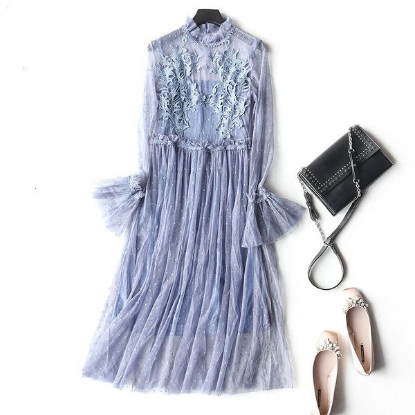 designer dress woman clothes floral lace spring summer dress women long sleeve o neck flare sleeve 2019 elegant office polka dots mujer, Black;gray
designer dress woman clothes floral lace spring summer dress women long sleeve o neck flare sleeve 2019 elegant office polka dots mujer, Black;gray