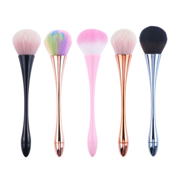 new cleaning nail brush rose gold soft nail dust glitter remover acrylic handle manicure makeup tools, Yellow
new cleaning nail brush rose gold soft nail dust glitter remover acrylic handle manicure makeup tools, Yellow