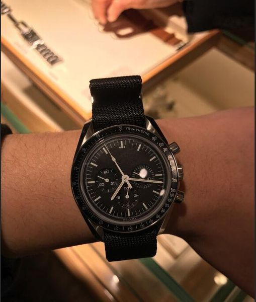 luxury watch for man stainless steel black face mechanical watch automatic movement watches 370, Slivery;brown
luxury watch for man stainless steel black face mechanical watch automatic movement watches 370, Slivery;brown
