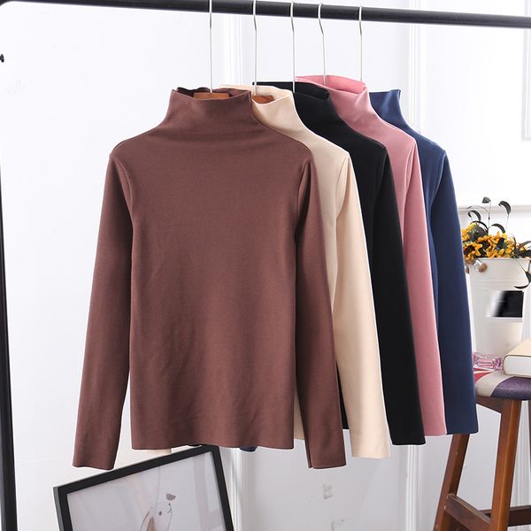 ladies winter basic blouse women cotton shirt t spring autumn long sleeve tee shirts korea casual shirt slim fit, White
ladies winter basic blouse women cotton shirt t spring autumn long sleeve tee shirts korea casual shirt slim fit, White