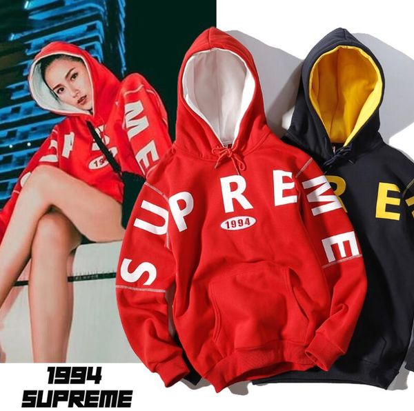 2020 mens designers hoodies sa supreme classic contrast colouring embroidered brand skateboard long sleeve pullover hoodie, Black
2020 mens designers hoodies sa supreme classic contrast colouring embroidered brand skateboard long sleeve pullover hoodie, Black