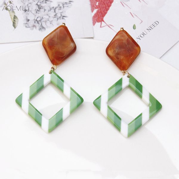 aomu boho candy color geometric striped hollow resin acrylic statement drop earrings for wemen girl beach jewelry brincos, Silver
aomu boho candy color geometric striped hollow resin acrylic statement drop earrings for wemen girl beach jewelry brincos, Silver