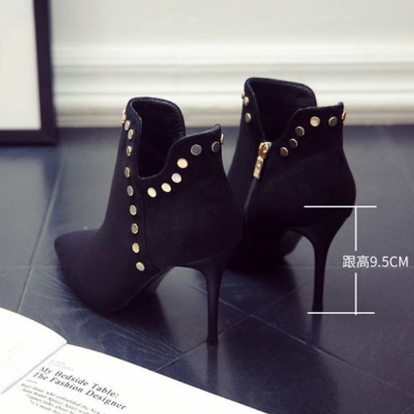 ribetrini fashion new plus size 32-45 chunky high heels 2019 concise shoes woman boots zip up spring autumn boots woman shoes, Black
ribetrini fashion new plus size 32-45 chunky high heels 2019 concise shoes woman boots zip up spring autumn boots woman shoes, Black