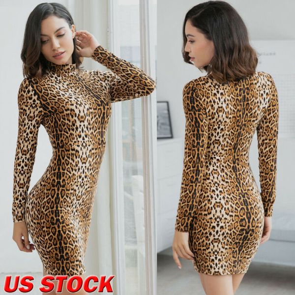 2019 leopard dress woman long sleeve bodycon mini dress leopard printed evening party club slim, Black;gray
2019 leopard dress woman long sleeve bodycon mini dress leopard printed evening party club slim, Black;gray