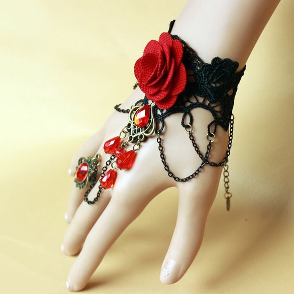 ethnic lace bracelet for women hand chain fashion jewelry for girl clothing accessories hollowed out red rose dopshipping, Black
ethnic lace bracelet for women hand chain fashion jewelry for girl clothing accessories hollowed out red rose dopshipping, Black