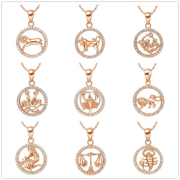 pretty crystal beautifully necklace gold color gemini cancer leo virgo libra scorpio 12 constellations pendants necklaces, Silver
pretty crystal beautifully necklace gold color gemini cancer leo virgo libra scorpio 12 constellations pendants necklaces, Silver