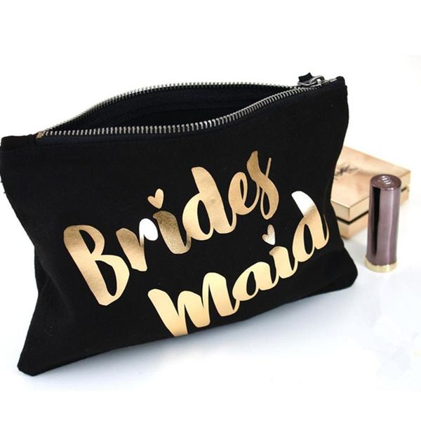personalized bridesmaid pouches,biack bridesmaid cosmetic bag, bachelorette party makeup bags, canvas organizer bag for bride
personalized bridesmaid pouches,biack bridesmaid cosmetic bag, bachelorette party makeup bags, canvas organizer bag for bride
