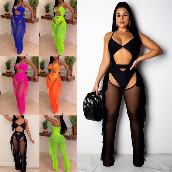 hirigin women high waist see through flared leg mesh pants bikini cover ups ruffles hollow out beach long pants trousers, Blue;gray
hirigin women high waist see through flared leg mesh pants bikini cover ups ruffles hollow out beach long pants trousers, Blue;gray