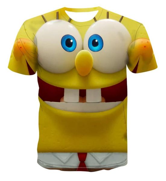 3d printed round neck short sleeve cartoon cute 2020 summer new men and women t-shirt size can be customized s-6xl, White;black 
3d printed round neck short sleeve cartoon cute 2020 summer new men and women t-shirt size can be customized s-6xl, White;black
