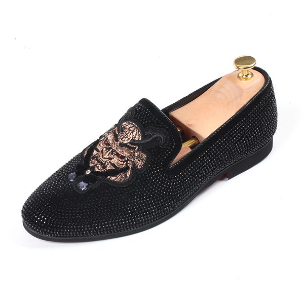 men loafers leather men casual shoes handmade fashion emboridery comfortable breathable shoes slip on flats comfortable shoe, Black
men loafers leather men casual shoes handmade fashion emboridery comfortable breathable shoes slip on flats comfortable shoe, Black