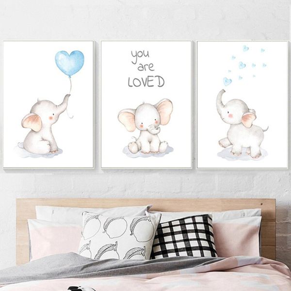 3style cartoon cute elephant animals wall art canvas painting wall art for living room home decor (no frame
3style cartoon cute elephant animals wall art canvas painting wall art for living room home decor (no frame